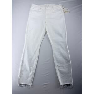 Mother High Waisted Looker Ankle Fray Jeans - Fairest of Them All - Size 30 NWT